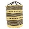 Panier moyen bolga mix naturel noir #1