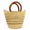 Panier moyen bolga naturel ajouré anses camel