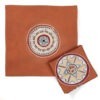 Serviettes de table african circles massaï red