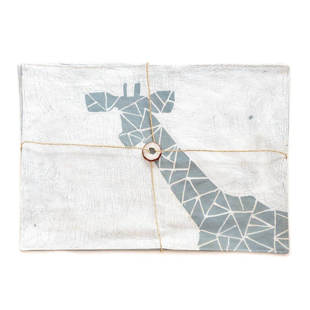 Sets de table crackle animals teal – Image 3