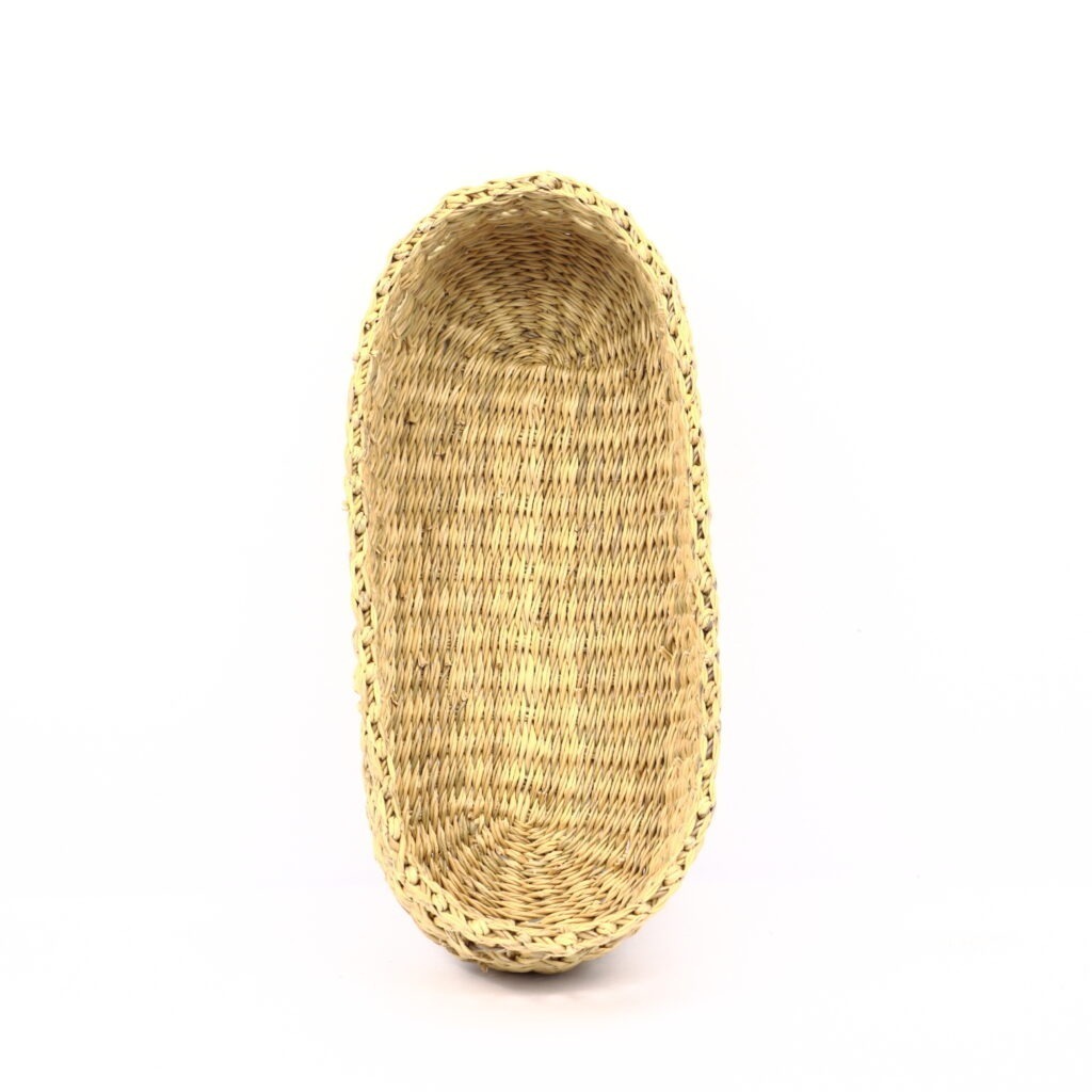 Panier à pain oval naturel ajouré – Image 3