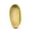 Panier à pain oval naturel vert – Image 3