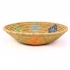 Panier africain tissé beige losanges multi #1 – Image 2