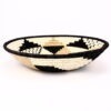 Panier africain tissé mix de beige blanc noir #2