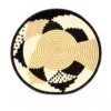 Panier africain tissé mix de beige blanc noir #2 – Image 2