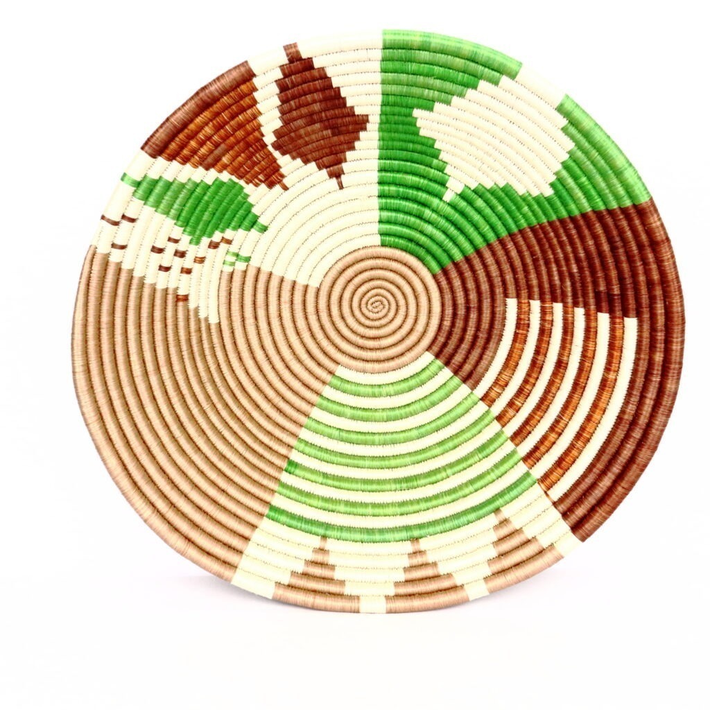 Panier africain tissé multi #1