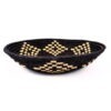 Panier africain tissé noir losanges beige #1 – Image 2