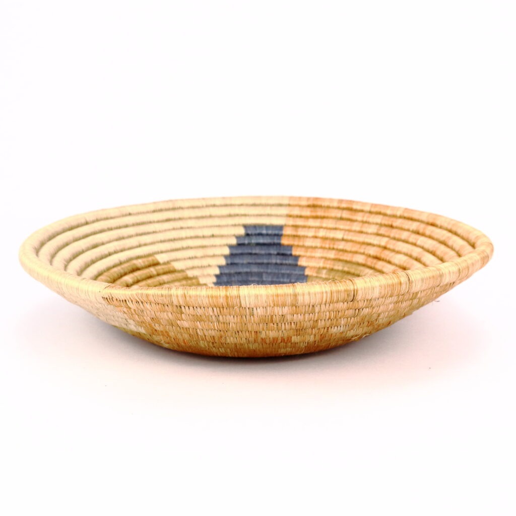 Panier moyen africain tissé contemporain multi #1
