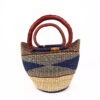 Panier moyen bolga mix orange bleu #1