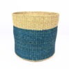 Panier moyen bolga naturel bleu