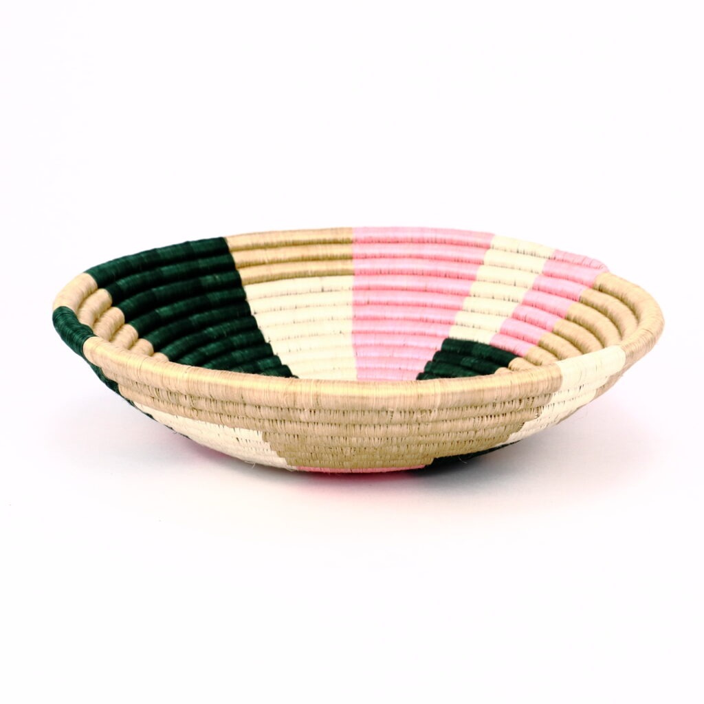 Panier moyen rwanda tissé multi #4