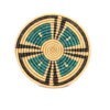 Petit dessous de plat africain tissé vert beige #1 – Image 2
