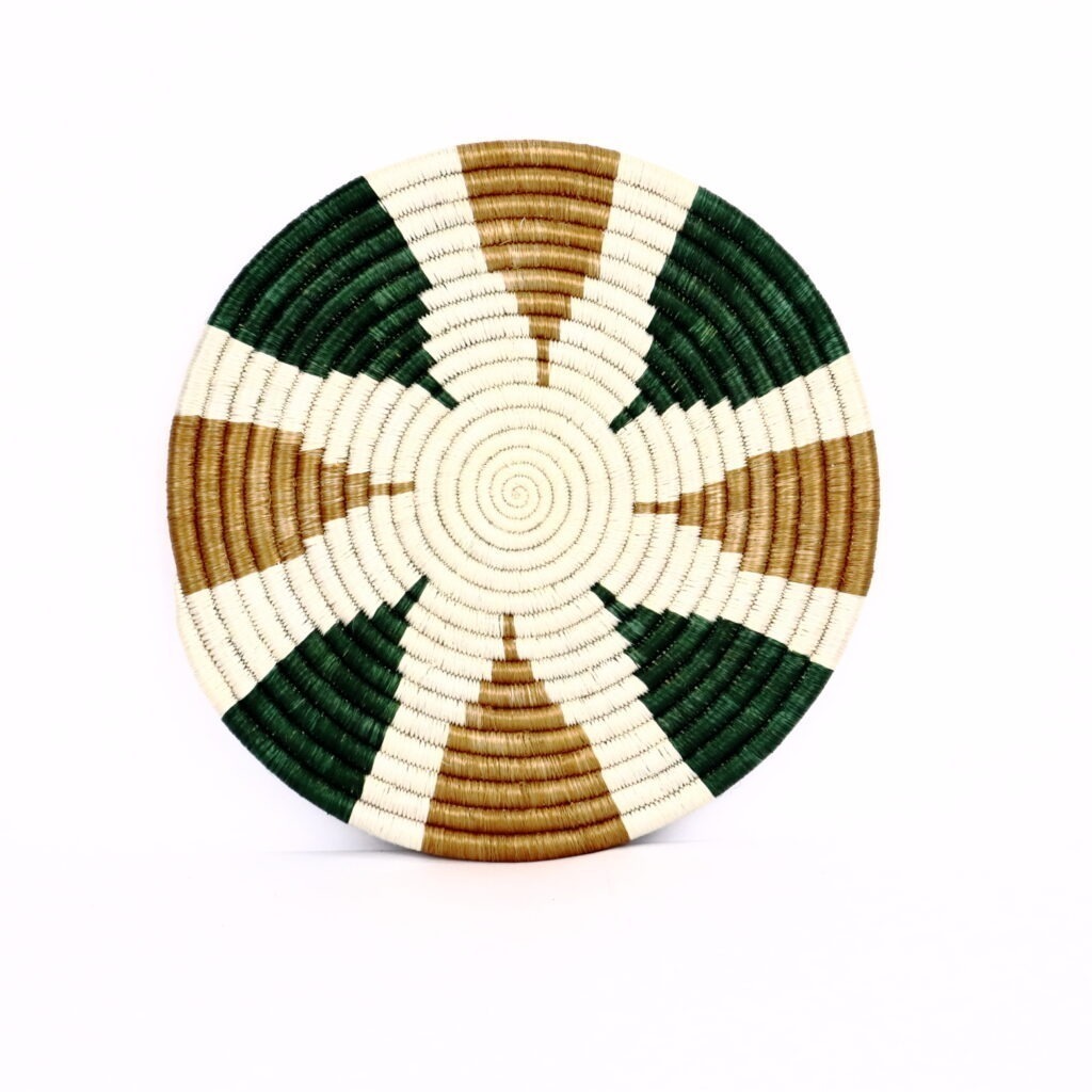 Petit dessous de plat rwanda tissé multi #3