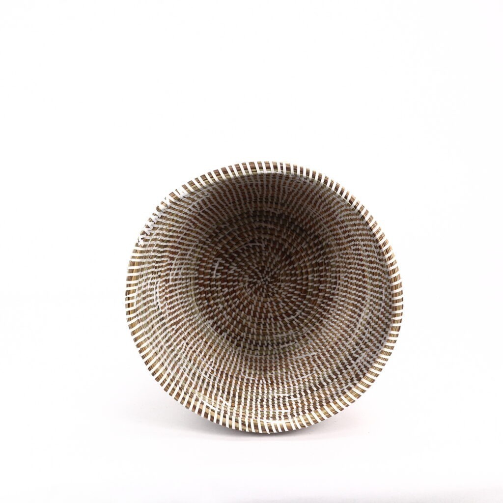 Petit panier africain blanc XS – Image 3