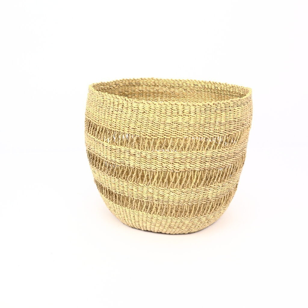 Petit panier bolga naturel ajouré