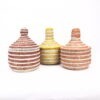SMALL SENEGALESE BASKET RED WHITE STRIPES XXS - Image 2